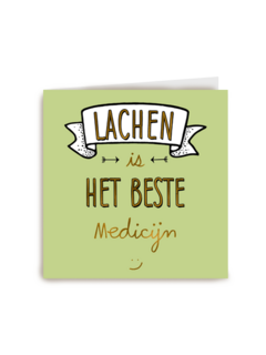 lachen is het beste medicijn nu