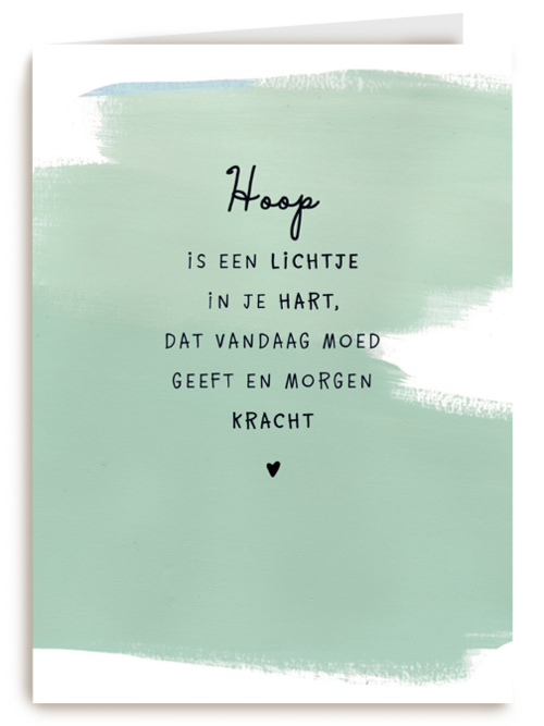 sterkte hoop is een lichtje in je hart