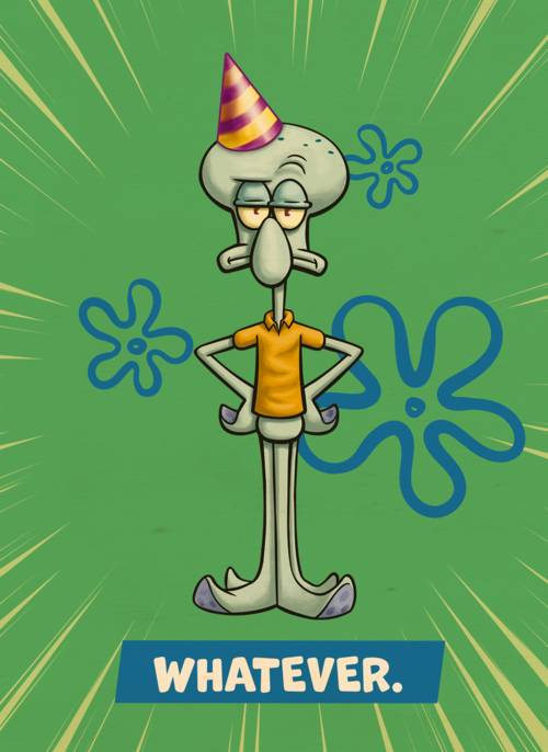 Spongebob Octo Whatever birthday