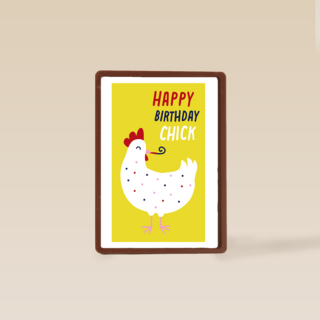 Verjaardagskaart Happy Birthday Chick