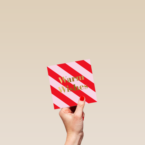 nieuwjaar kaart hip warm wishes