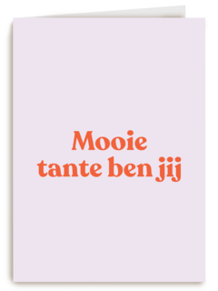 zomaar kaart andc mooie tante ben jij