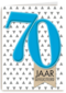 zeventig blauw driehoeken