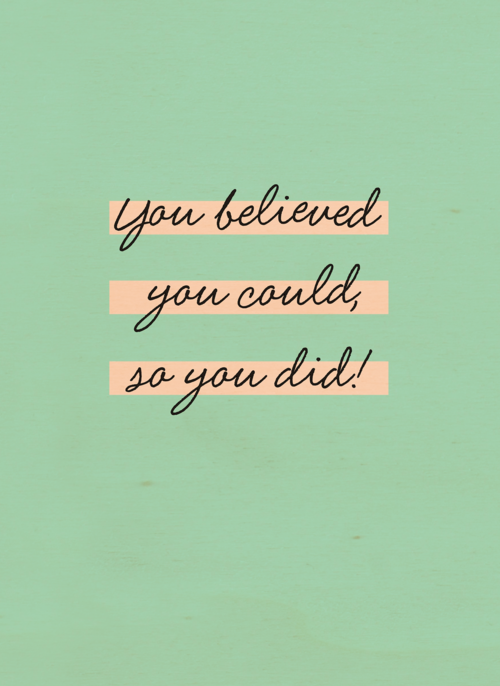 Houten Kaart Nieuwe Zaak Nieuwe Baan | Houten Kaart Hallmark | Nieuwe Zaak Nieuwe Baan | Complimentkaart You Believed You Could So You