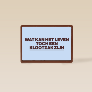 Wat kan het leven een klootzak zijn AndC
