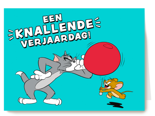 Een knallende verjaardag Tom en Jerry