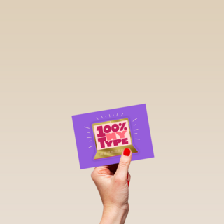 Valentine 100 procent my type