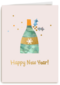 Happy New Year Fles