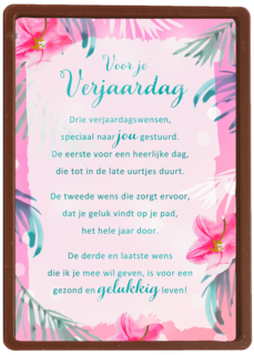 Verjaardagskaart vrouw klassiek 3 verjaardagswensen More than words