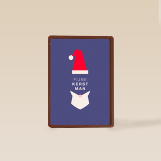 Fijne kerst man kaart