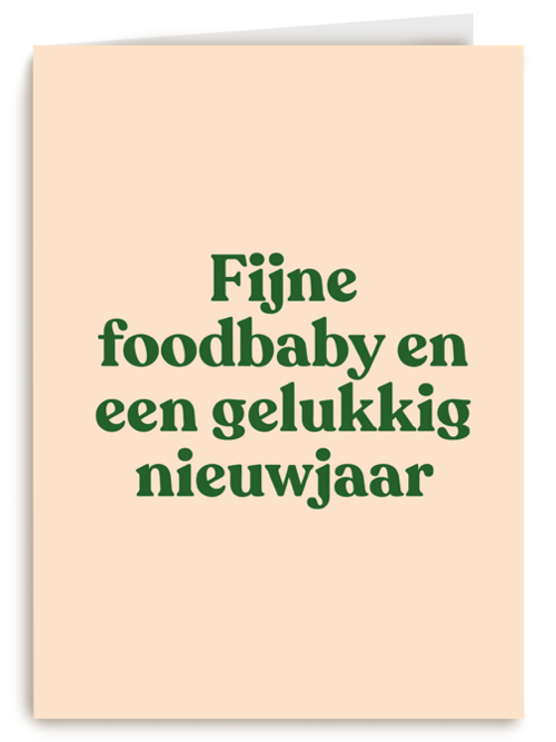 And C fijne foodbaby en een gelukkig nieuwjaar