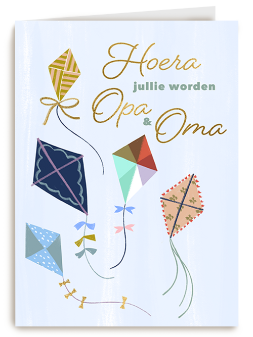 Kaart Hallmark | Zwangerschap felicitatie | Zwangerschap Hoera Jullie Worden Opa En Oma