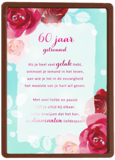 Huwelijksjubileum kaart 60 jaar getrouwd More than words