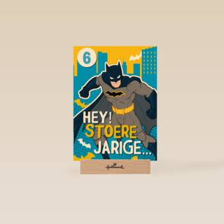 Batman verjaardagskaart hey stoere jarige