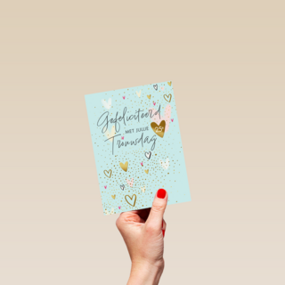 Gefeliciteerd met jullie 25e trouwdag hartjes