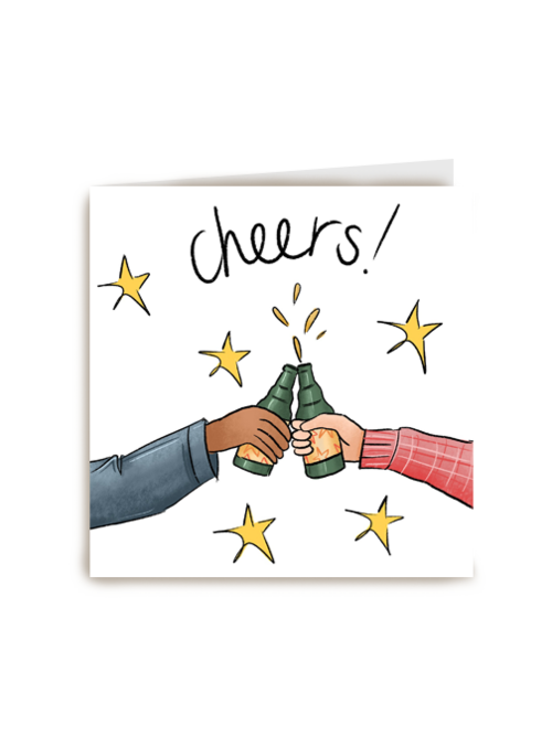 Gefeliciteerdkaart cheers Matia studio
