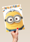 Despicable Me minion dave met bril Gefelicitieerd