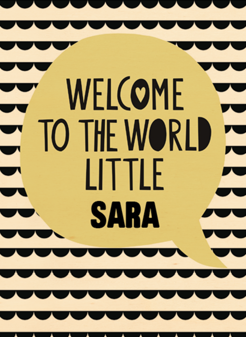 welcome to the world little one