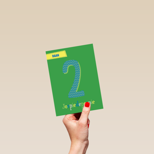 hoera jij bent 2 jaar