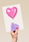 Hart Ballon Fluffy Hands