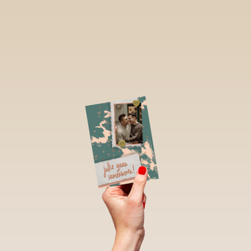 samenwonen fotokaart jullie gaan samenwonen