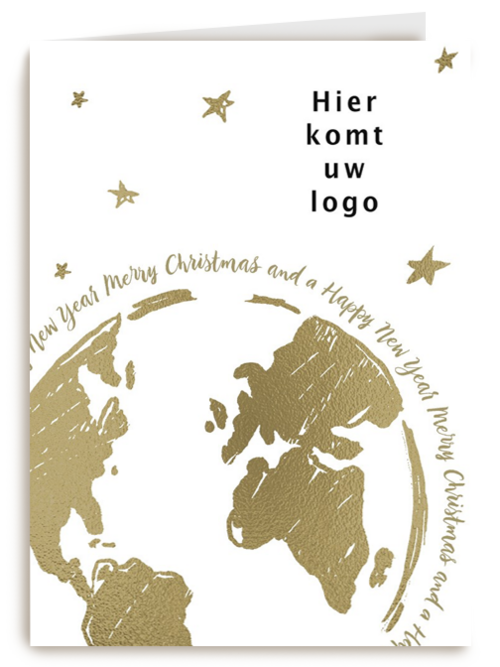 wereldbol zakelijk kerst