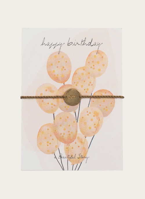 A Beautiful Story Happy Birthday Armbandje | A Beautiful Story Cadeau Modeaccessoires |