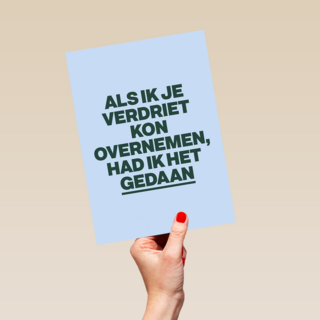 Als ik je verdriet kon overnemen AndC