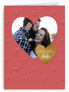 valentijnskaart foto rood heel veel liefs