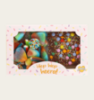 Brievenbus Snoep en Chocolade Hiep Hiep Hoera!  