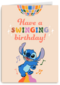 Swinging Birthday Disney Stitch