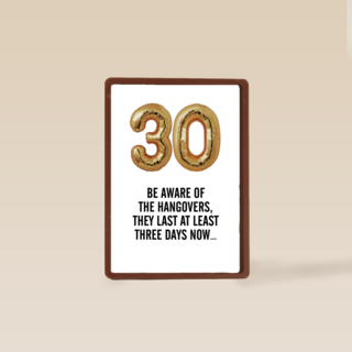 30 beware of the hangovers