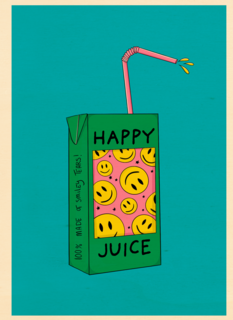 Drink some happy juice