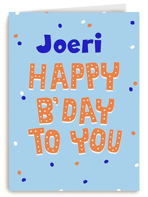 Verjaardagskaart Hallmark | Verjaardag Happy Bday To You
