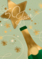 Verjaardagskaart 50 jaar champagne