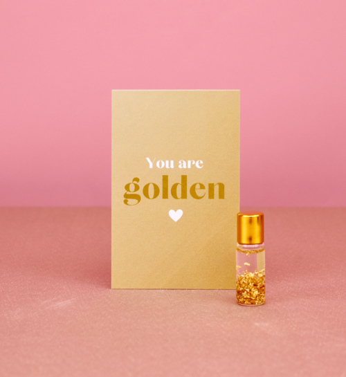 UCHU Bladgoud Flesje You Are Golden