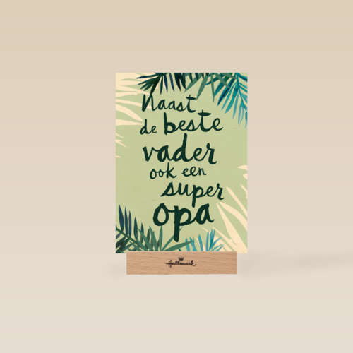 naast de beste vader ook een super opa