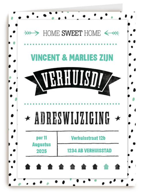 verhuisbericht nieuw huis verhuisd adreswijziging