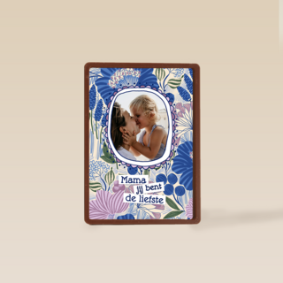 Bloemen jij bent de liefste fotokaart