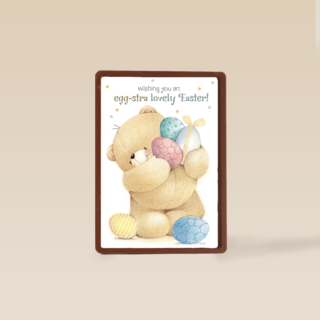 wishing you an egg stra lovely easter forever friends kaart