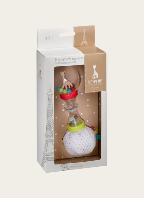 Sophie De Giraf Maracas Rammelaar In Wit Geschenkdoosje | Sophie De Giraf Cadeau Baby |