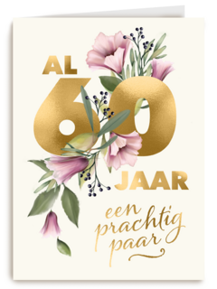 Huwelijksjubileum al 60 jaar een prachtig paar