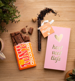 Tony Chocolonely Heel Veel Liefs Thee Cadeautje