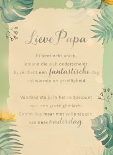 vaderdag kaart klassiek quote
