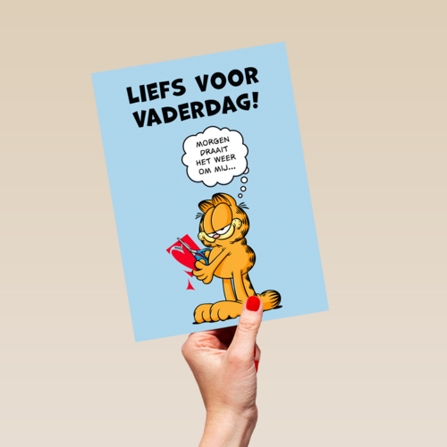 Garfield viert vaderdag