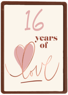 Love Story years of love pink