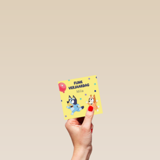 Bluey Bingo Fijne Verjaardag