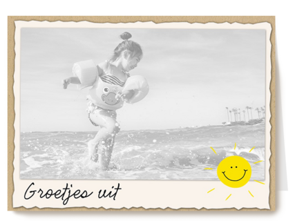 sunny greetings vakantiekaart