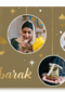 eid muburak met 3 fotos