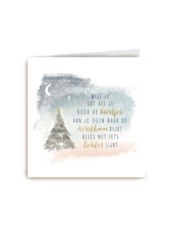 kerstkaart wist je dat herinnering